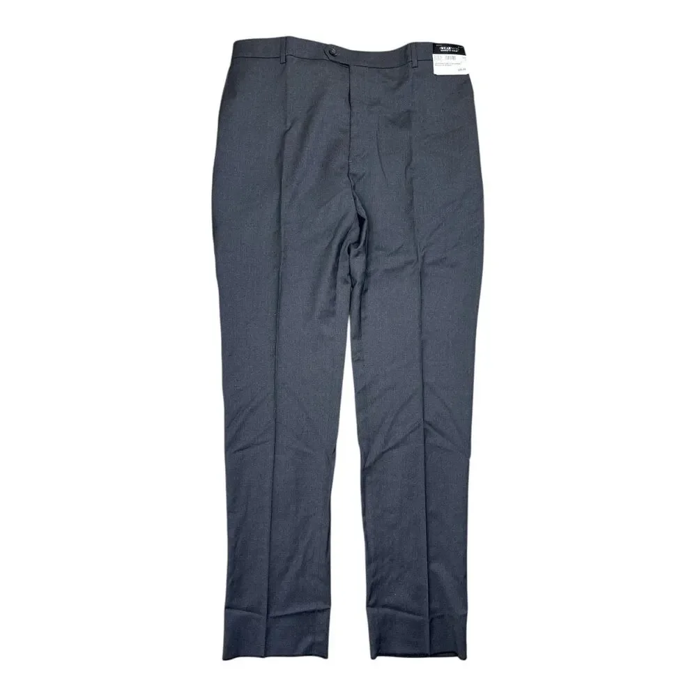 Kenneth Cole Awearness Mens Gray Modern Fit Dress Pants Size 44